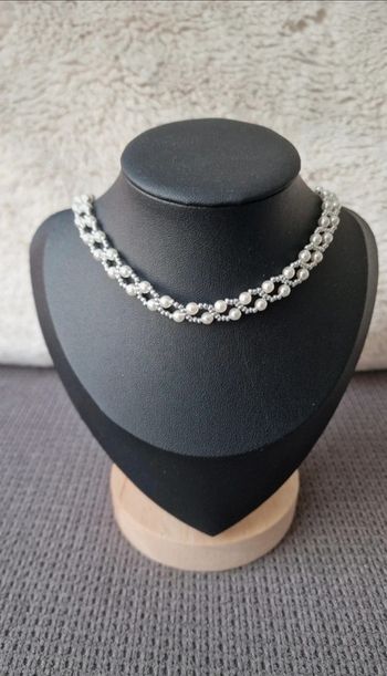 Collier en perles thème mariage
