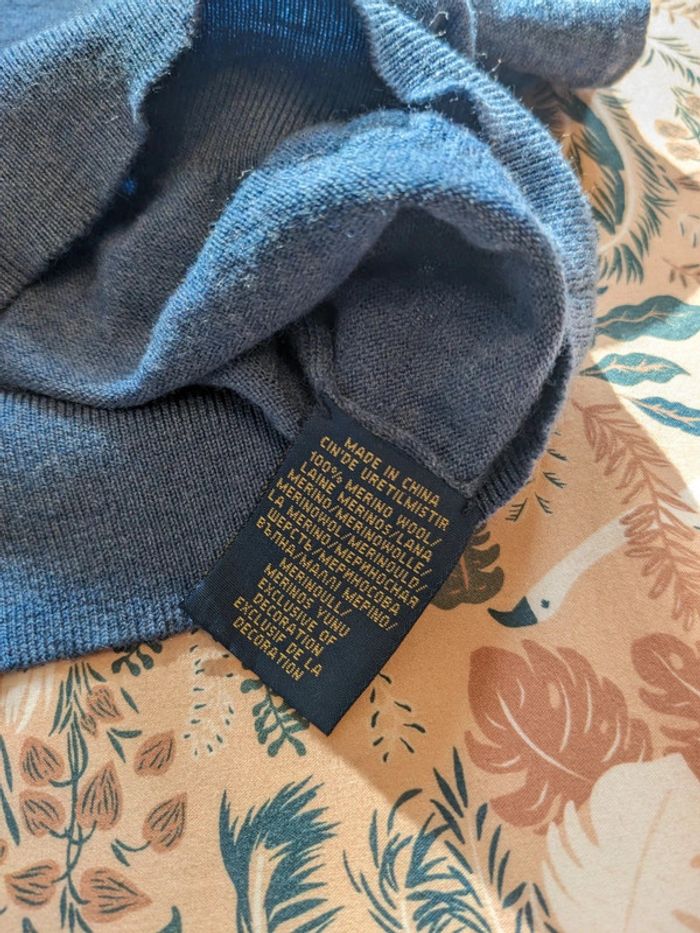 Pull Ralph Lauren Polo col en V Mérinos - photo numéro 4