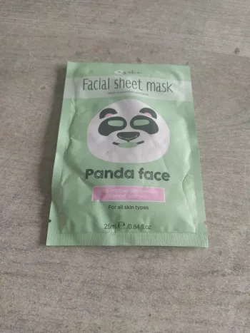 Masque tissus panda