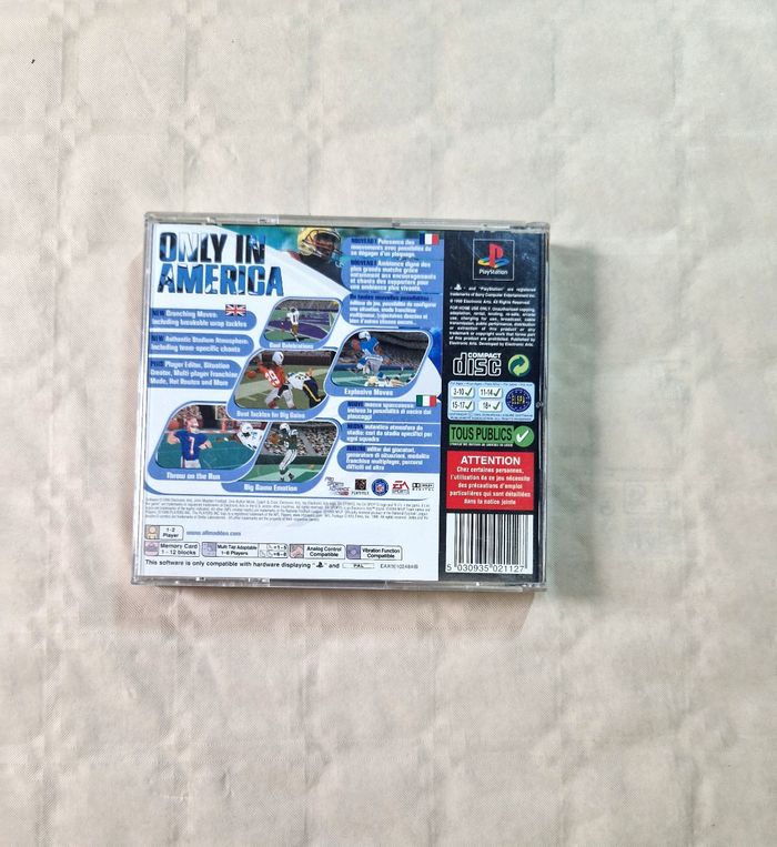 Jeux ps1  , Madden 2000 , Pal Fr - photo numéro 2