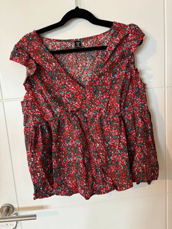 Blouse motif coquelicot - SHEIN