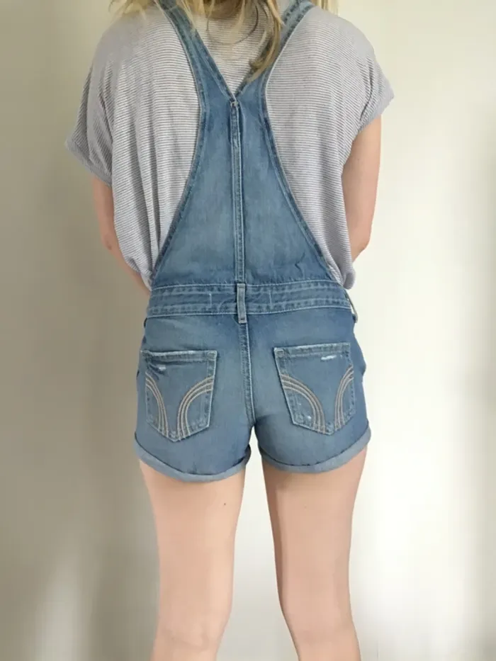 Salopette Short, combishort Hollister - photo numéro 3