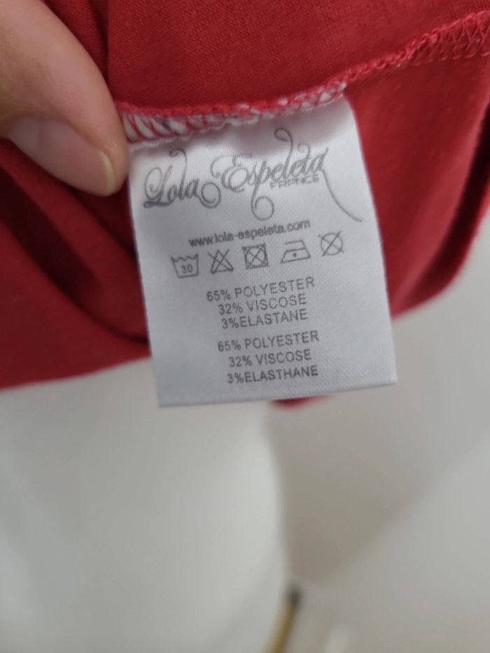 T shirt lola espeleta Taille L - photo numéro 5