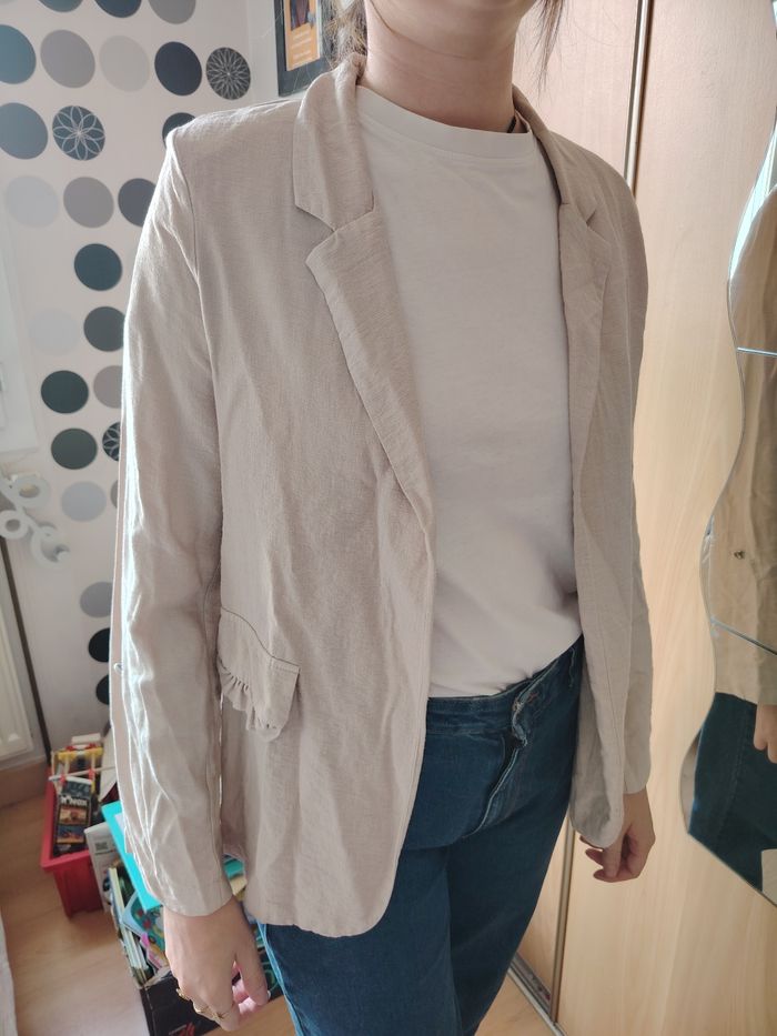 Blazer beige - photo numéro 6