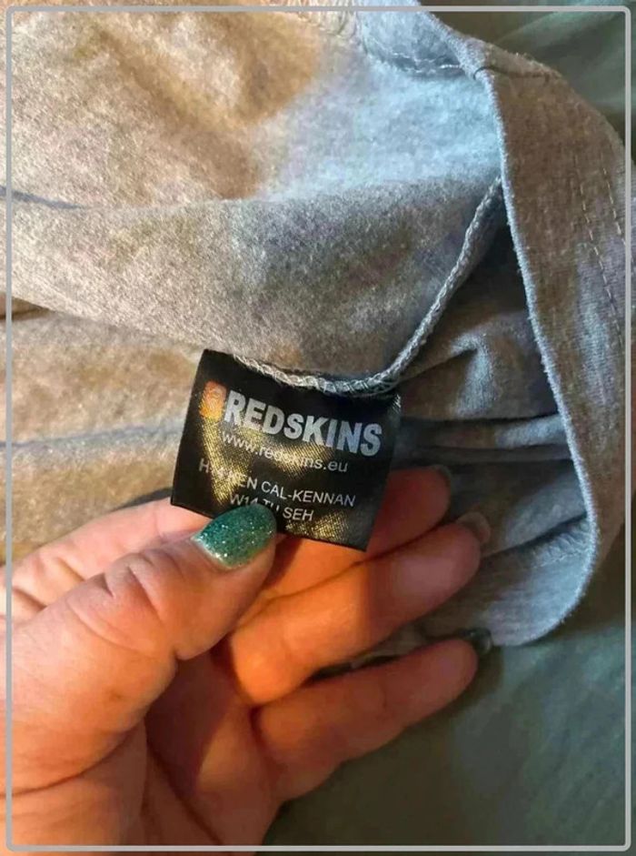 T shirt manche longue redskins taille 42 - photo numéro 6