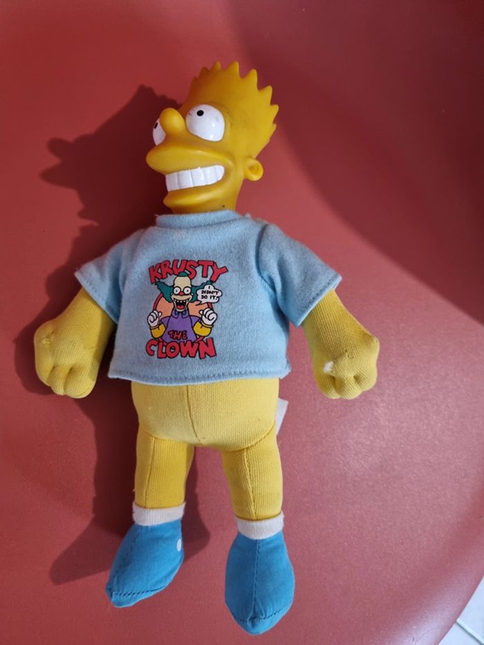 Peluche Bart Simpsons avec t shirt Krusty 1996 Matt Groening