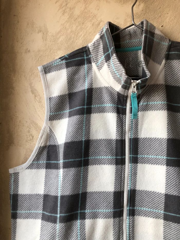 Gilet sans manches polaire à carreaux Made for life XL - photo numéro 3