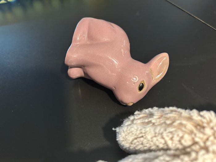 Lot 2 lapins doudou tout doux et décoratif - photo numéro 6