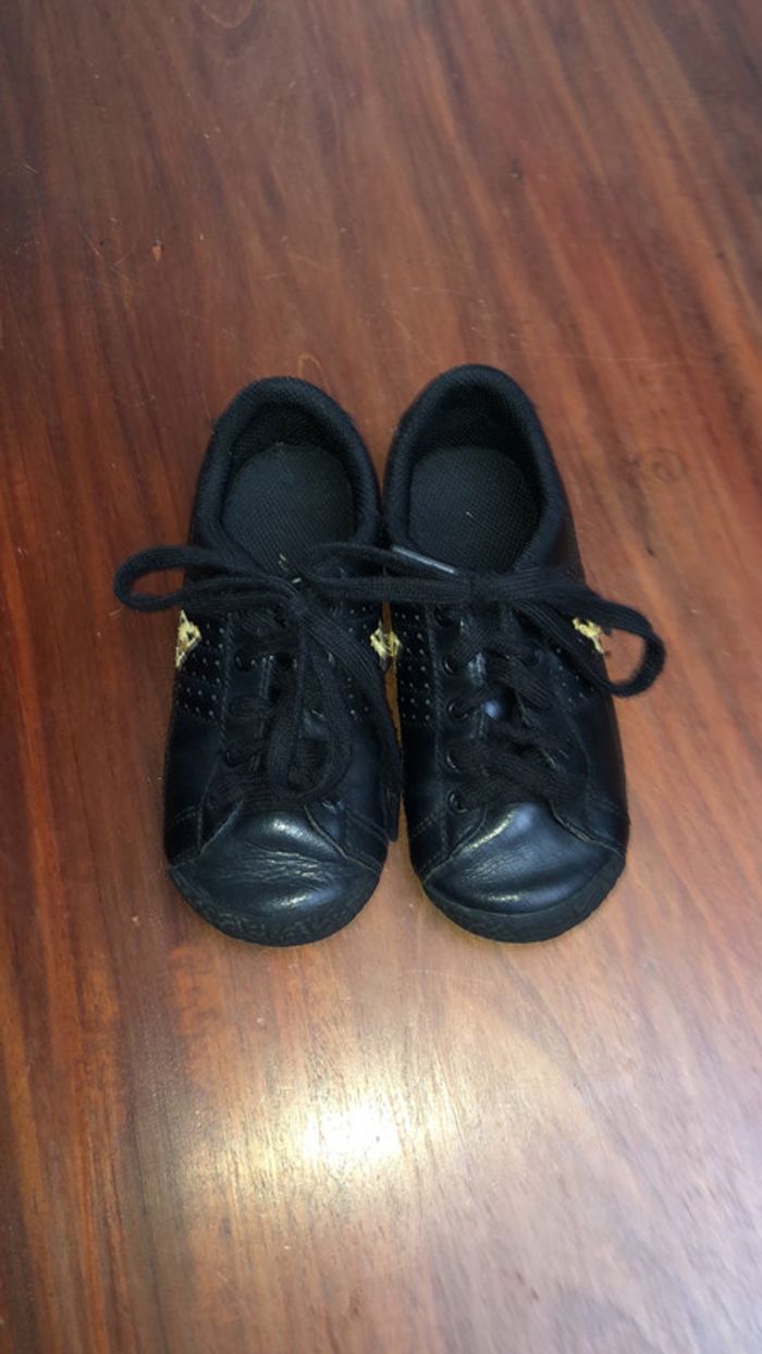 Baskets noires le coq sportif 26 garçon