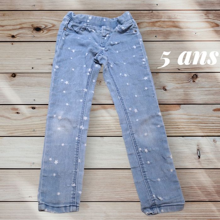Jegging Fille à Petites Étoiles – Taille 5 ans
