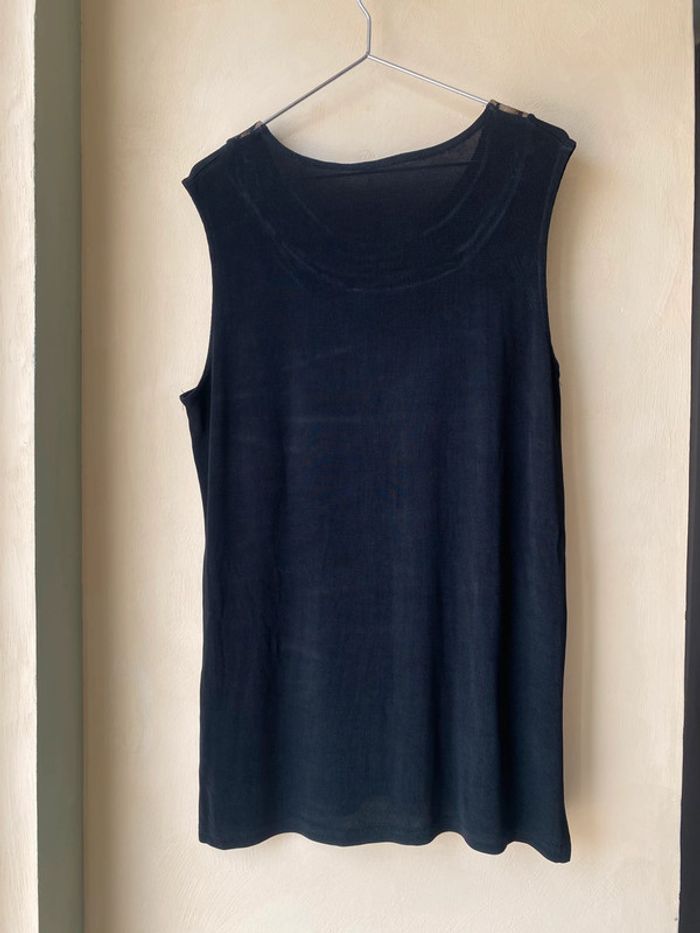 Débardeur noir col fantaisie TU - photo numéro 3