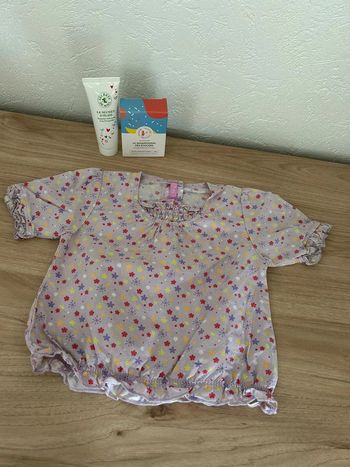 🌼 Jolie blouse fleurie bébé 🌼