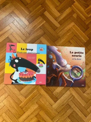 Lot de : la petite souris et le loup