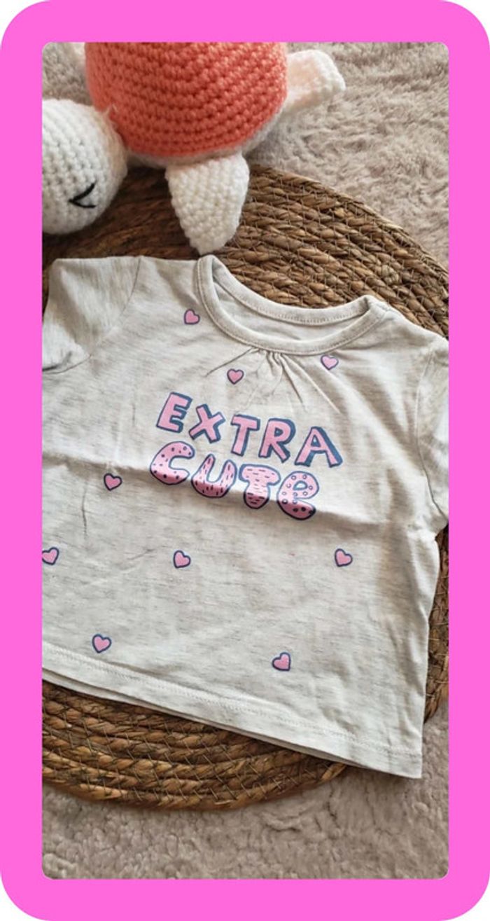 Tee shirt fille 6 mois - photo numéro 2