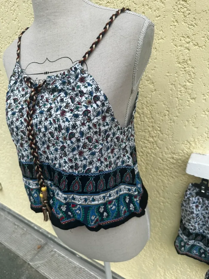 Ensemble bohème été - Top + Short assorti 🌸 - photo numéro 5