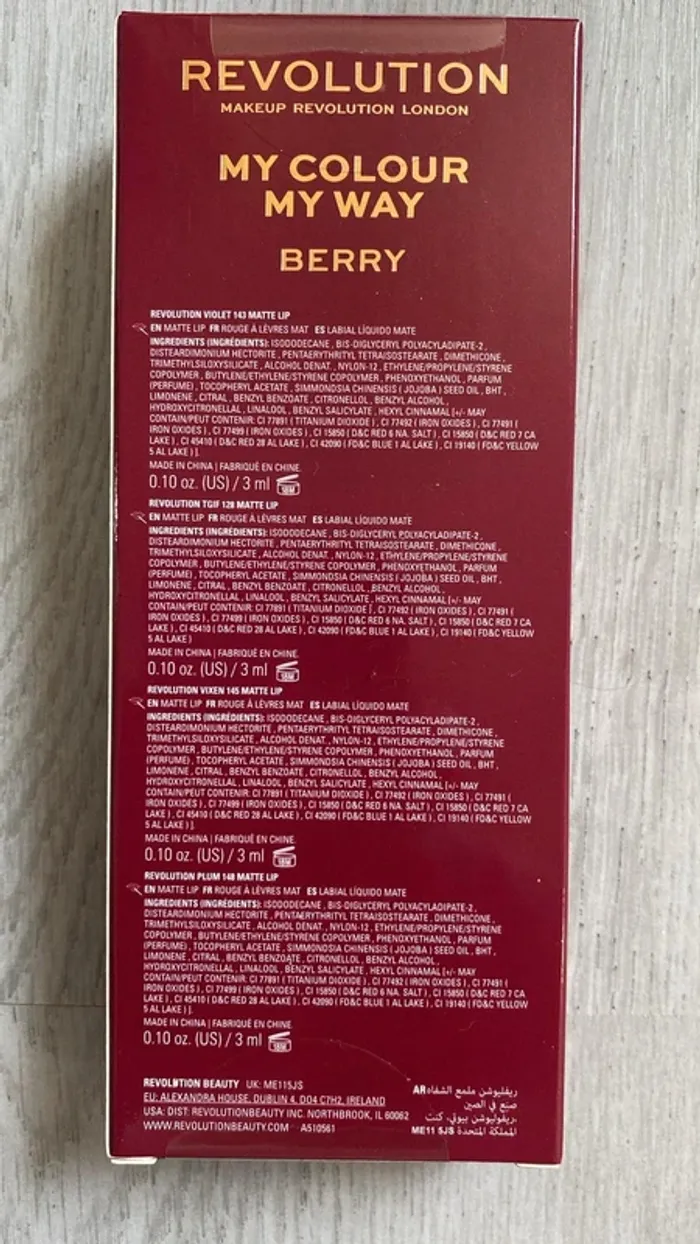 Lot de 4 rouges à lèvres liquides Révolution Neufs - photo numéro 3
