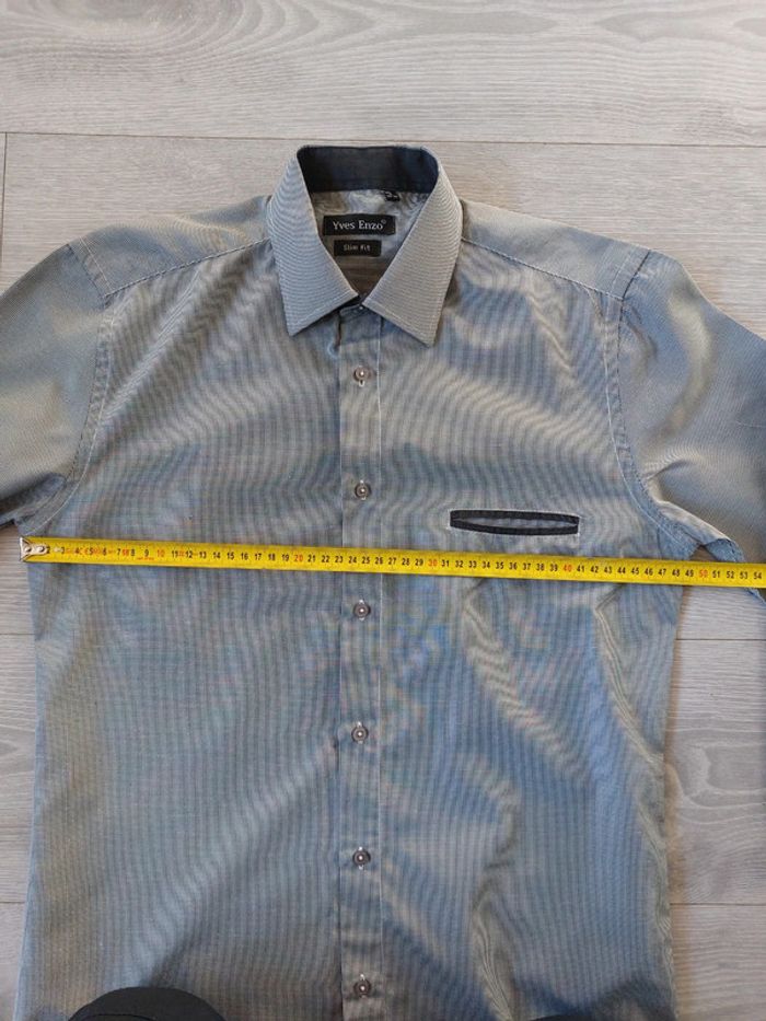 Chemise Yves Enzo slim fit taille S 37 / 38 neuve - photo numéro 6