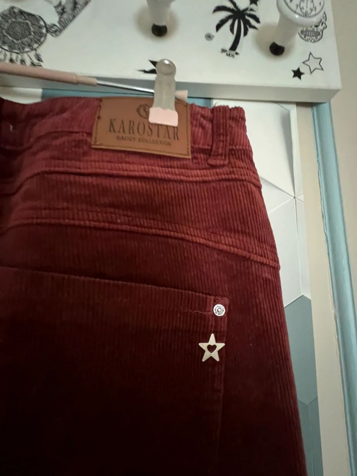 Pantalon velours Karostar - photo numéro 4