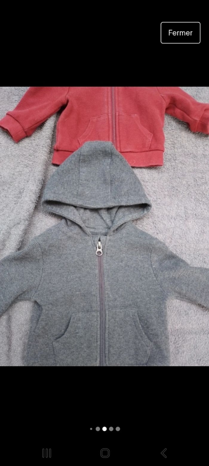 Gilet garçon capuche - photo numéro 3