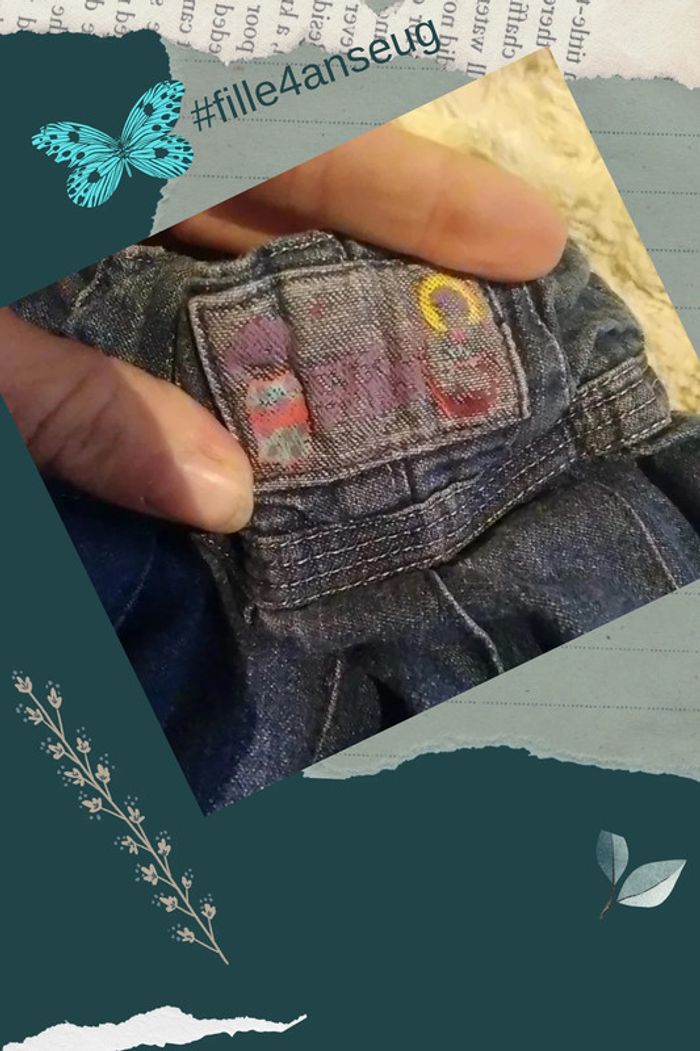 Jupe en jean 4 ans- Tex Kids - photo numéro 6