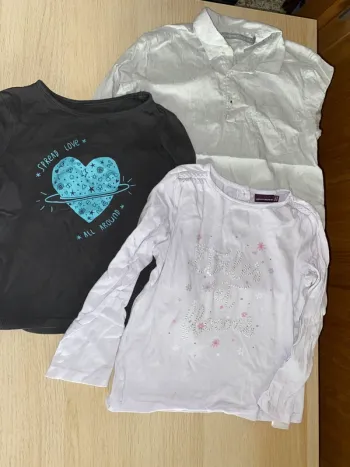 Dessus manches longues étoile neiges 6 ans sergent major