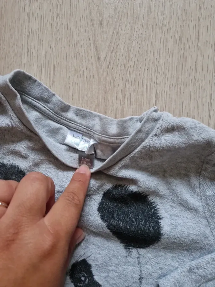 Pyjama velour garçon - photo numéro 4
