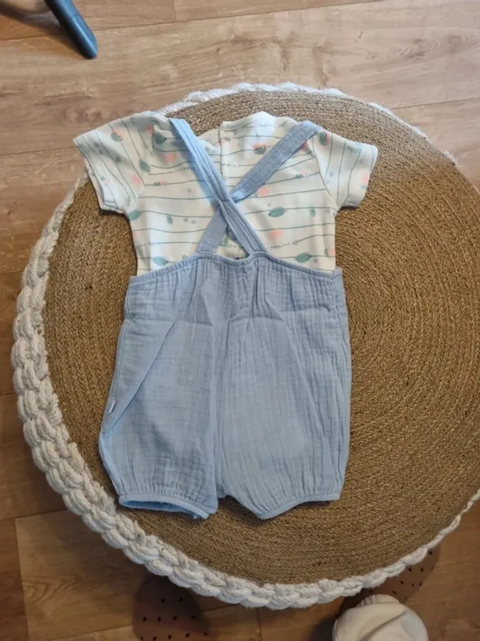 Ensemble barboteuse été body manches courtes - photo numéro 5