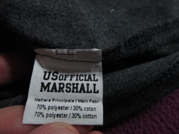 tshirt gris taille M US MARSHALL - photo numéro 4