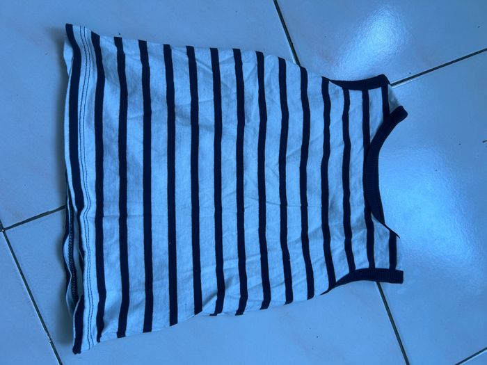 Petit débardeur H&M - marinière - 92 cm