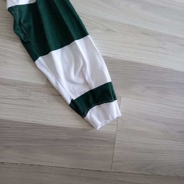 Polo homme à col et manches longues a rayures taille L - photo numéro 4
