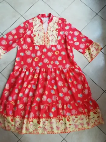 Robe Longue D Été Taille 2xl - Xxl  Quasi Neuve!