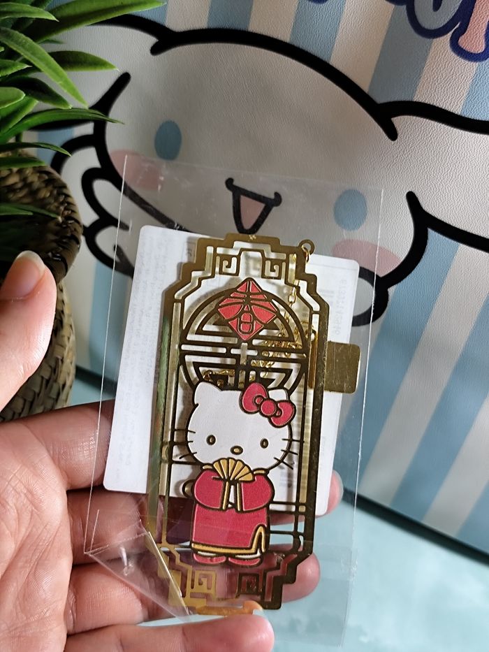 marque page en métal sanrio kawaii hello kitty - photo numéro 3