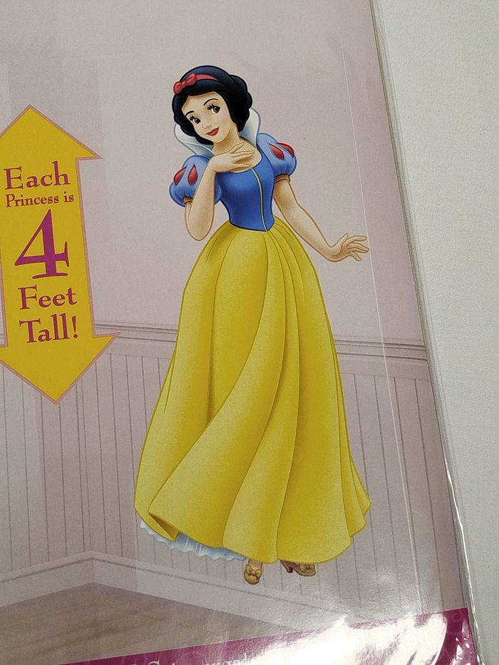 2 x décoration géante Blanche-neige disney princesse 127 cm * 85,1 cm - photo numéro 6