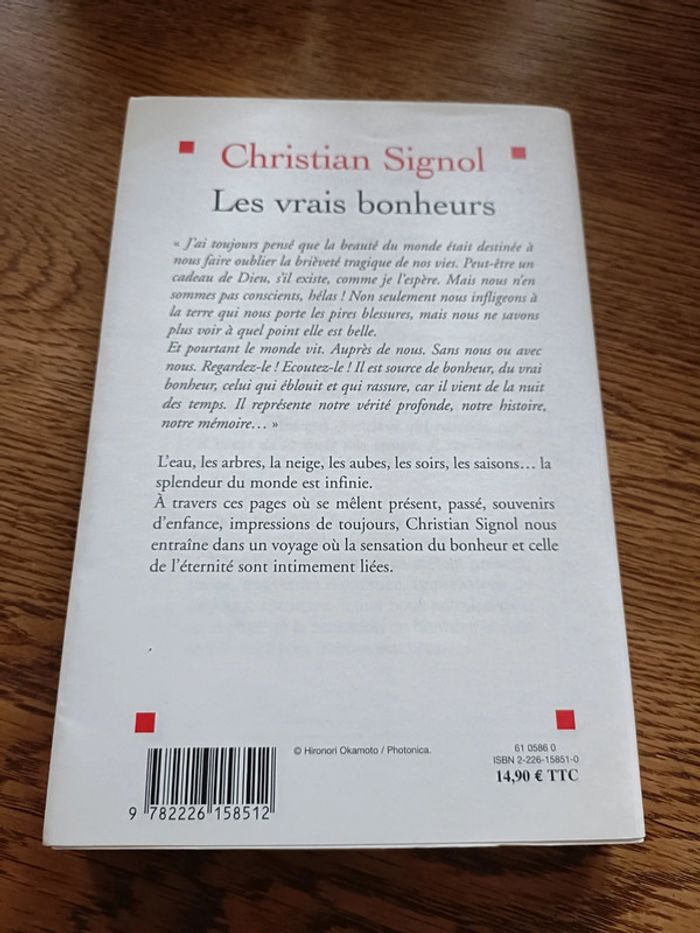 Christian signol  les vrais bonheurs - photo numéro 2