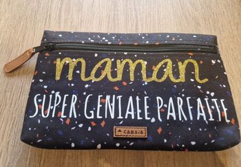 Pochette cabaïa personnalisée "maman"