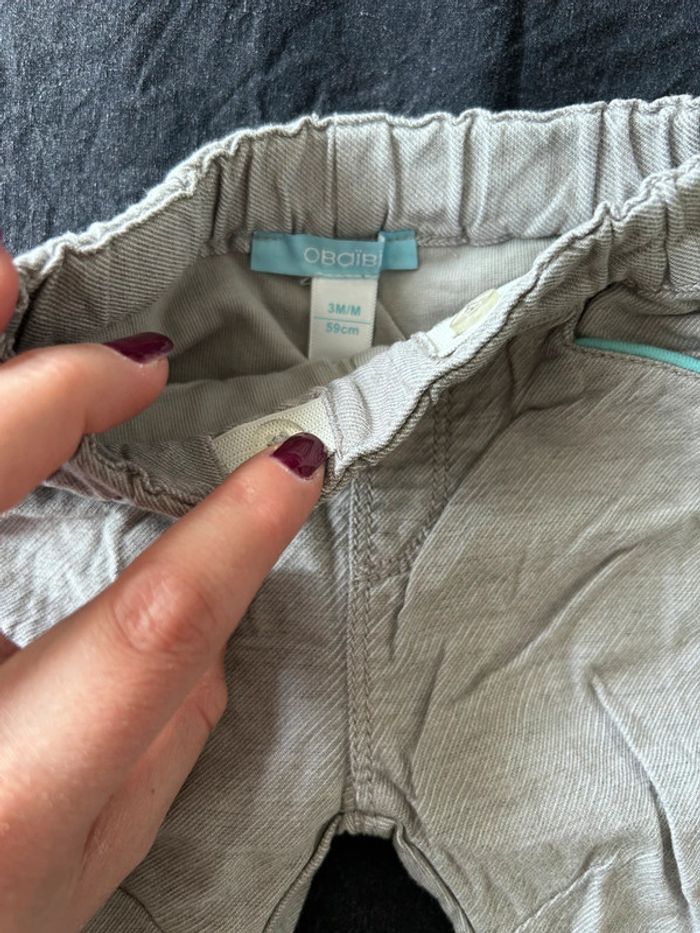 Pantalon bébé garçon 3 mois - photo numéro 2