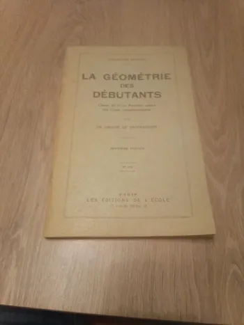 La géométrie des débutants