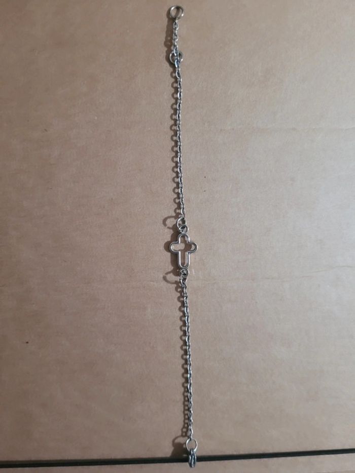 Bracelet en acier inoxydable argenté