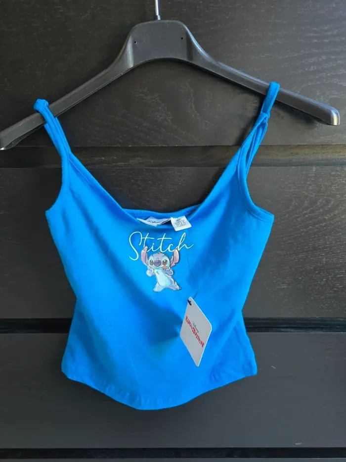 débardeur bleu Stitch Disney