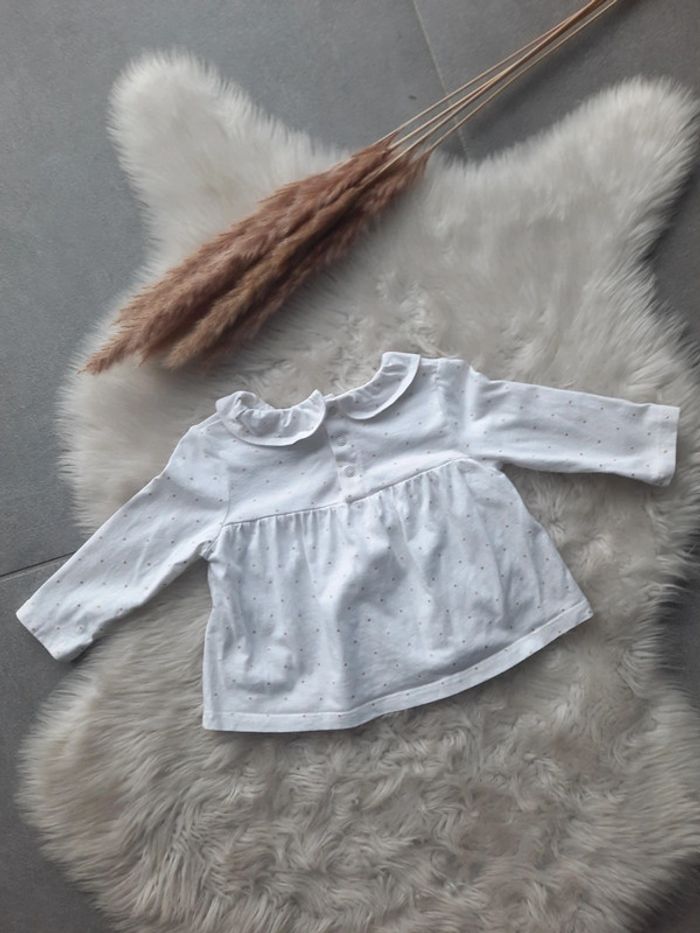 Tunique blanche 6 mois - photo numéro 2