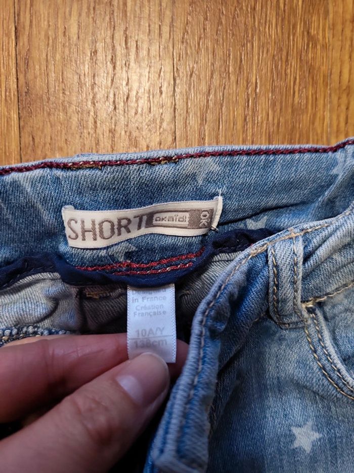 Short en jean fille - photo numéro 2