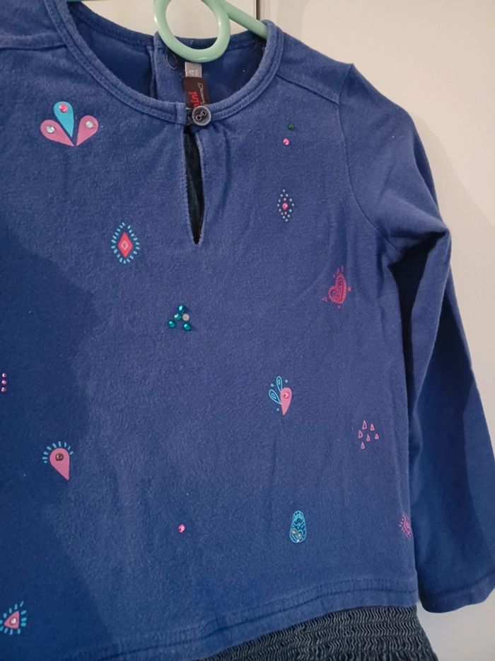 Robe Catimini bleu 4 ans - photo numéro 3