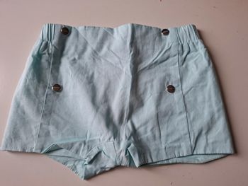 Short turquoise Jacadi pour fille taille 3 mois