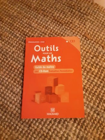 Outils pour les maths - Guide du maître avec Cd Rom