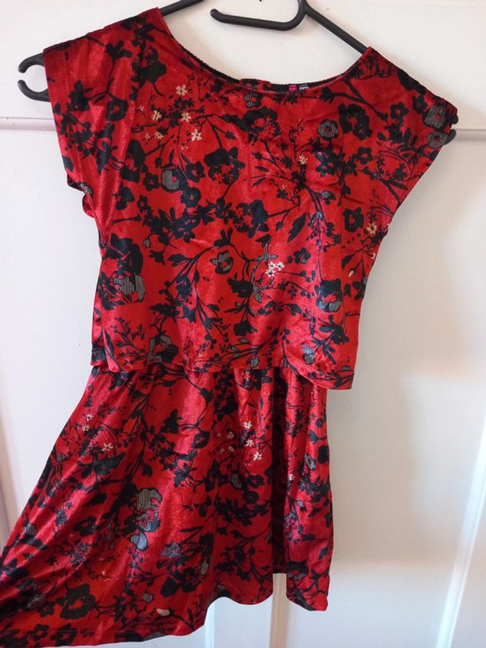 robe velours 8 ans