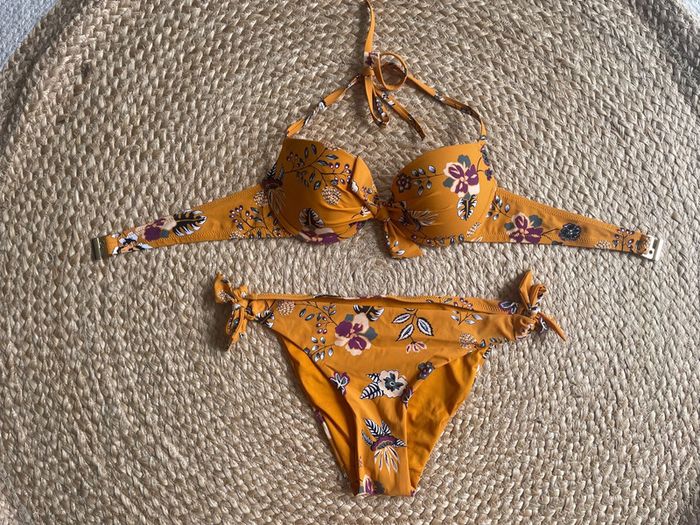 Maillot de bain fleuri 36 Etam - photo numéro 2