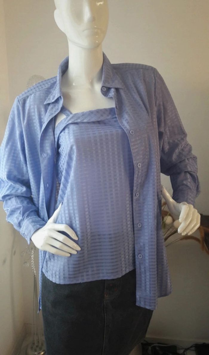 Ensemble caraco et chemise