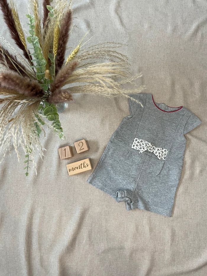 Combi-short 12 mois - Fille