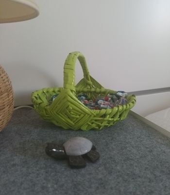 Petit panier vert