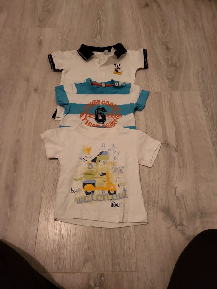 Lot tee shirt 6 mois